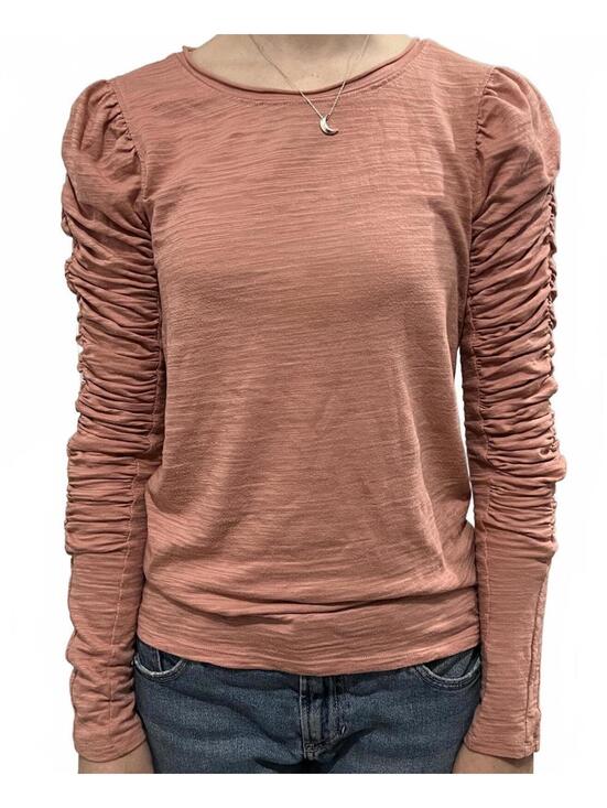 Free People Tops - We The Free Coral Ruffled Long Sleeve Top, Cottagecore, Boho Y2K Size Small
